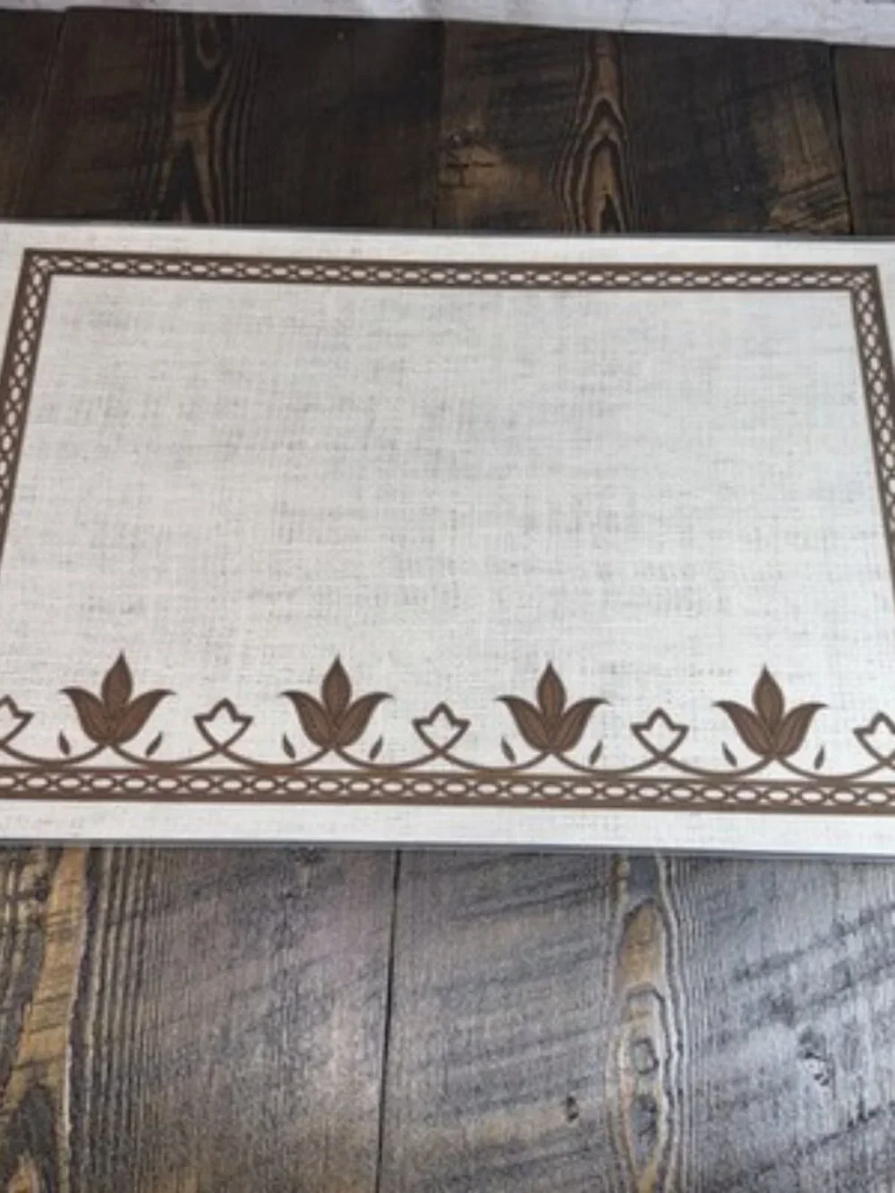 VTG‎ 9 Bright Of America Washington State Reversible 6 Placemats In Box 2 sided